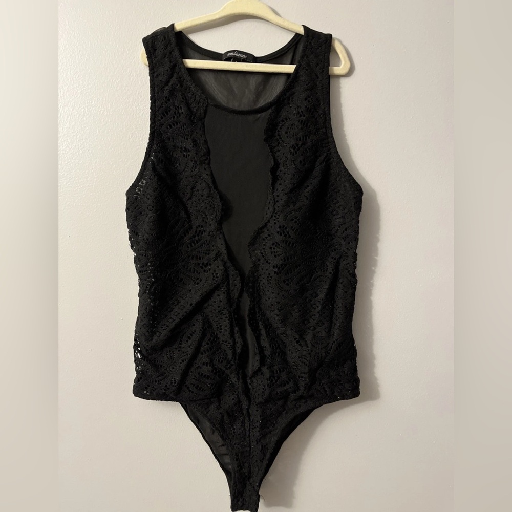 Ambiance Black Lace Top